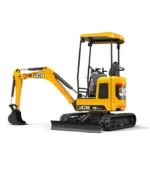 Tích hợp lưỡi ủi thép phía trước, máy xúc đào mini JCB E18Z không chỉ tăng cường sự đầm chắc khi bốc xúc mà còn hỗ trợ tài xế lái máy san gạt mặt bằng và lấp rãnh mương cực kỳ nhanh gọn sau khi thi công.