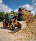 Khoang cabin đạt chuẩn ROPS/FOPS trang bị kính cường lực bo tròn, triệt tiêu hoàn toàn điểm mù khi thao tác ở tầm cao. Cụm điều khiển tay chang (Joystick) công thái học tích hợp đa chức năng giúp thợ máy kiểm soát lực nâng chính xác đến từng milimet, đảm bảo an toàn tuyệt đối khi làm việc gần hệ thống máng ăn tự động.