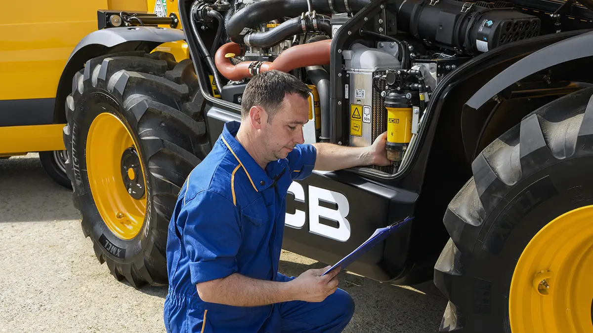 Dịch vụ bảo hành, sửa chữa máy xây dựng JCB uy tín từ Hải Sơn. Đội ngũ kỹ thuật tay nghề cao, trang thiết bị hiện đại giúp tối ưu hiệu suất, giảm tối đa downtime của máy.