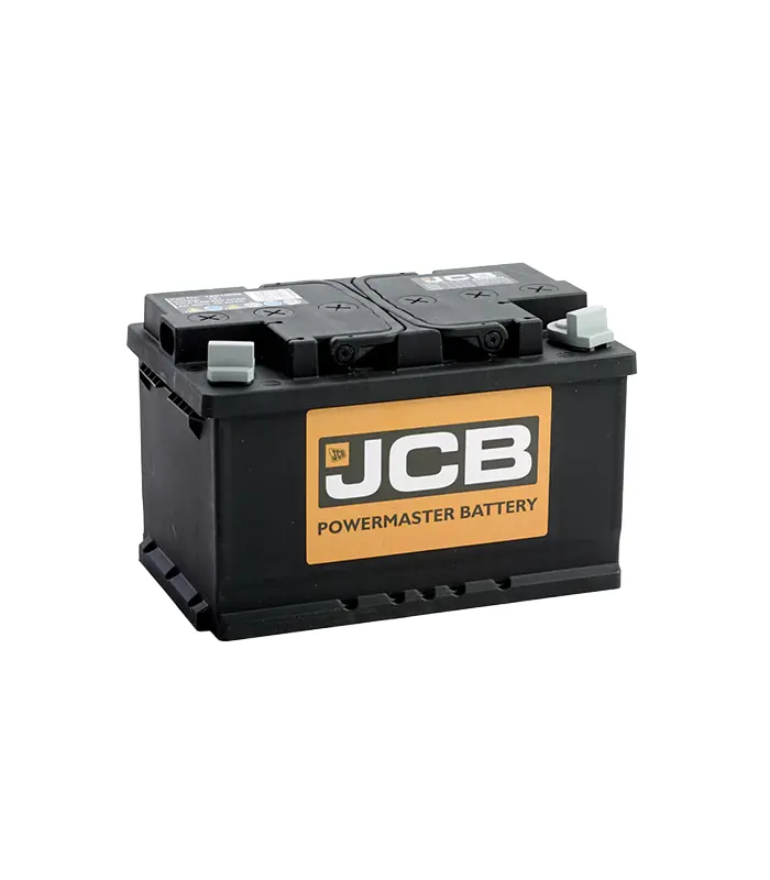 Bình ắc quy JCB Powermaster Công nghệ hợp kim lưới canxi-chì tiên tiến bên trong bình ắc quy JCB Powermaster giúp tăng cường khả năng tích trữ năng lượng và giảm tỷ lệ tự phóng điện khi lưu kho lâu ngày. Cải tiến cơ khí này bảo toàn dòng khởi động lạnh mạnh mẽ để kích hoạt động cơ chớp nhoáng trong thời tiết sương giá.