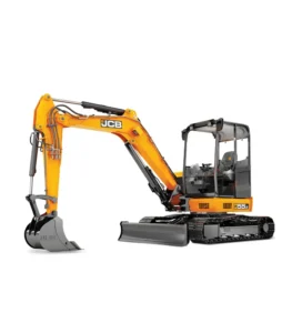 Đảm bảo máy xúc đào mini JCB 55Z-1 vận hành an toàn, không va chạm trong không gian thi công hạn chế.