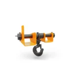 Cơ chế gá nối nhanh Q-Fit cho phép móc cẩu liên kết chặt chẽ với đầu cần xe nâng đa năng chỉ trong vài thao tác đơn giản. Thiết kế thông minh này giúp người vận hành tiết kiệm tối đa thời gian chuyển đổi phụ kiện ngay tại hiện trường thi công.