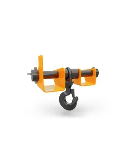 Cơ chế gá nối nhanh Q-Fit cho phép móc cẩu liên kết chặt chẽ với đầu cần xe nâng đa năng chỉ trong vài thao tác đơn giản. Thiết kế thông minh này giúp người vận hành tiết kiệm tối đa thời gian chuyển đổi phụ kiện ngay tại hiện trường thi công.