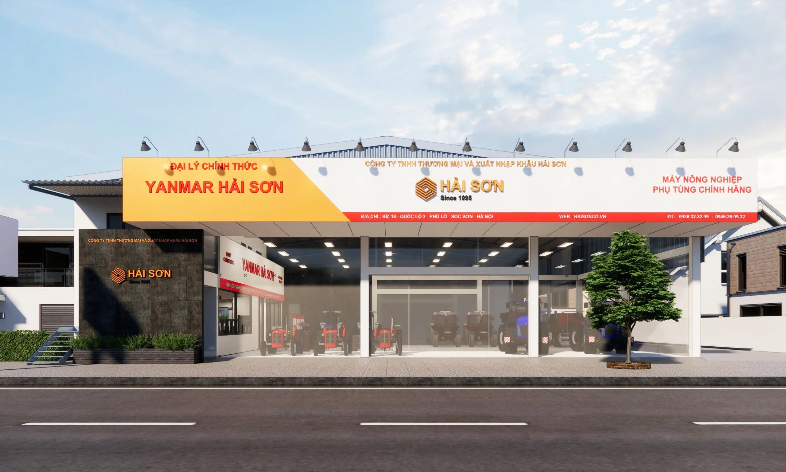 Showroom JCB Hải Sơn sở hữu không gian khang trang cùng đội ngũ nhân sự am hiểu kỹ thuật, sẵn sàng đồng hành cùng quý khách trong suốt quá trình tham quan và lựa chọn. Đây không chỉ là nơi mua sắm thiết bị mà còn là cầu nối giúp tối ưu hóa hiệu quả đầu tư và nâng tầm năng lực thi công cho doanh nghiệp của bạn.
